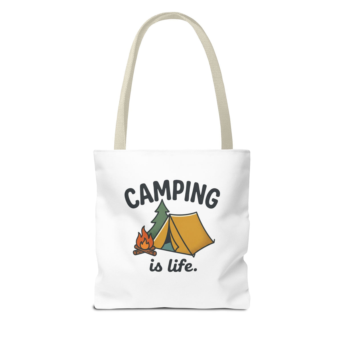 Camping Is Life Tote Bag | Outdoor Lover, Camping Bag