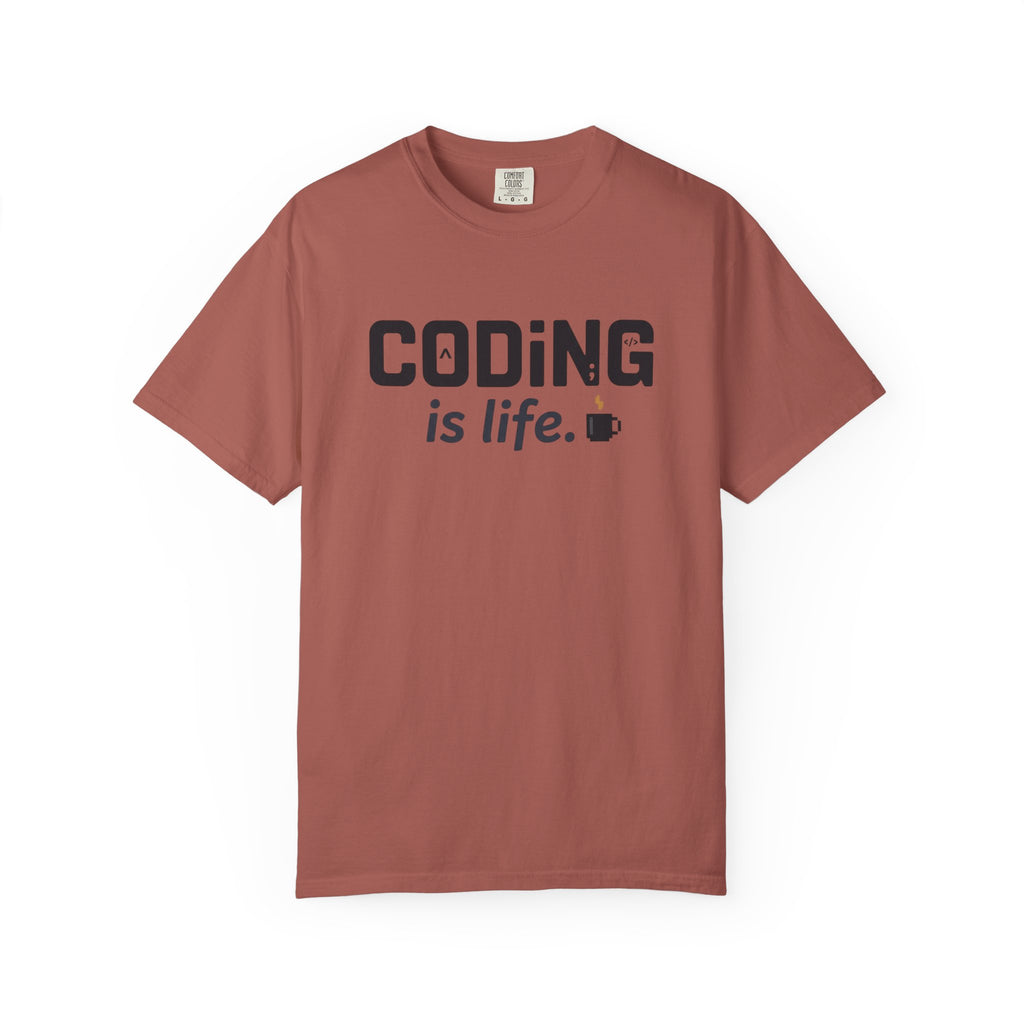 Coding Is Life T-Shirt | Programmer & Developer Graphic Tee
