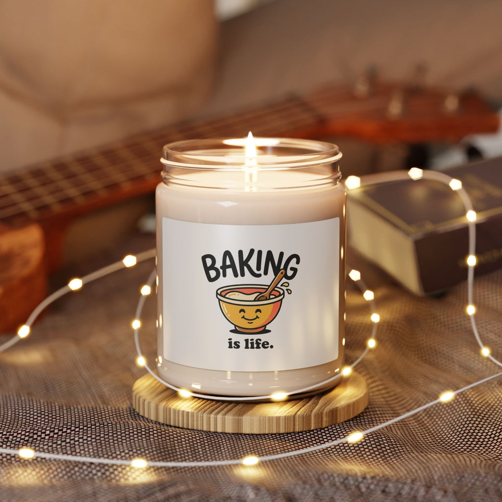Baking Is Life Scented Candle | Cozy Kitchen Decor, Baker Gift