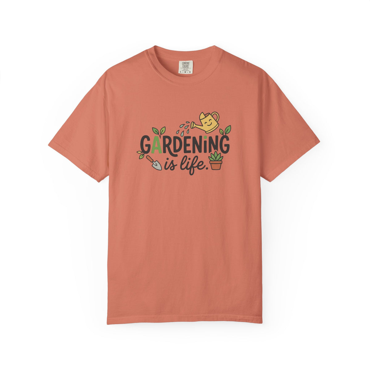 Gardening Is Life Illustration T-Shirt | Garden Lover, Gardener Tee