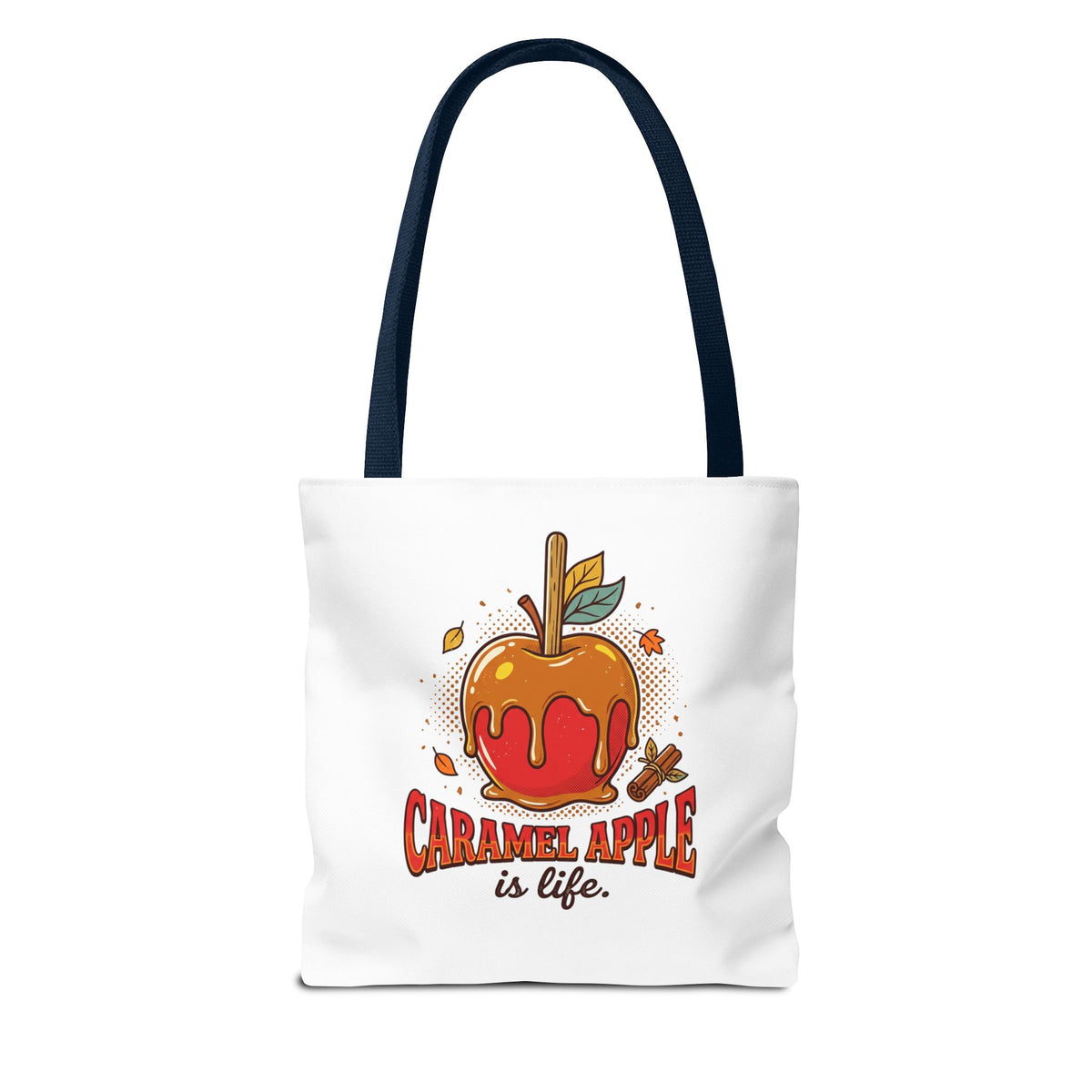 Caramel Apple Is Life Tote Bag | Apple Lover, Cozy Fall Bag