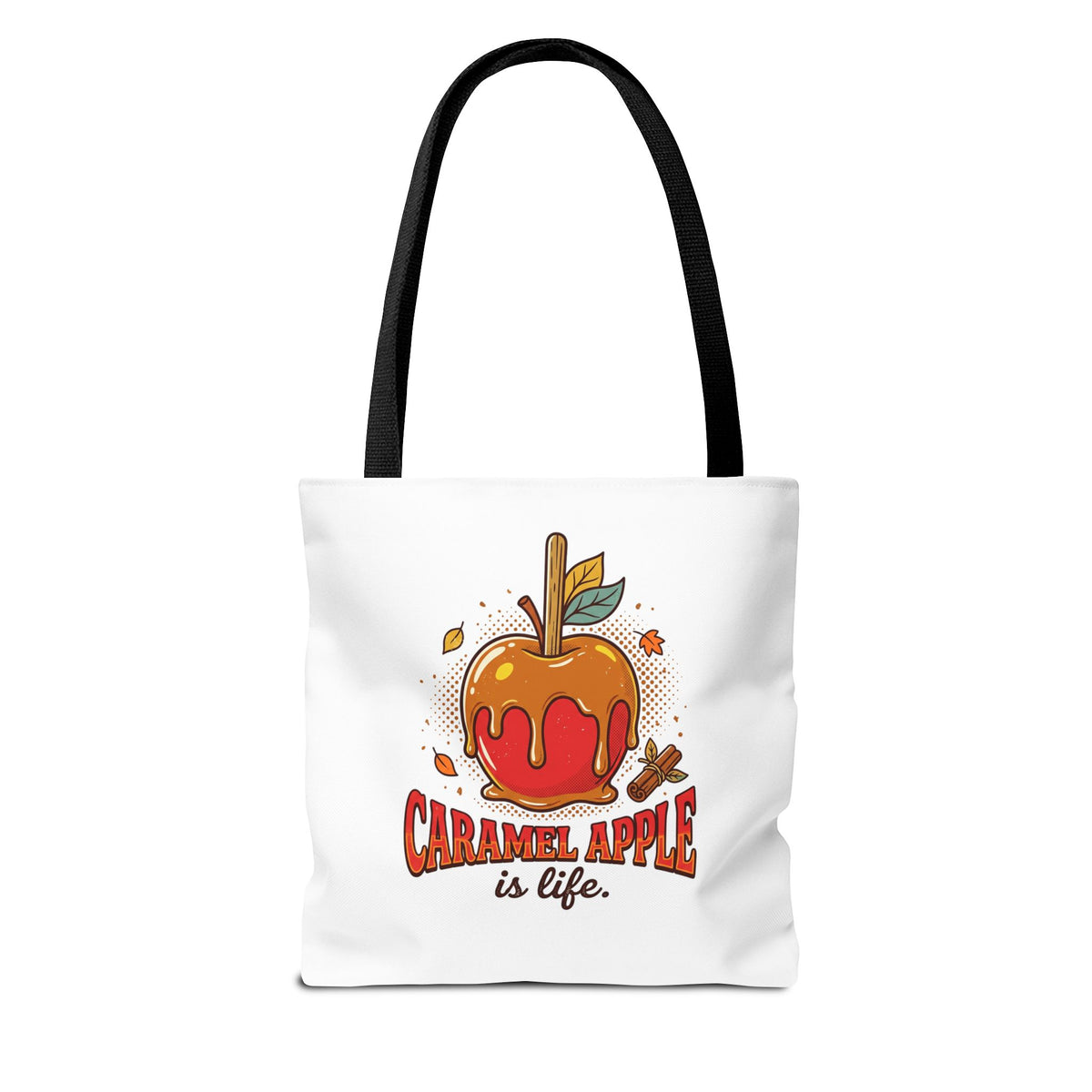 Caramel Apple Is Life Tote Bag | Apple Lover, Cozy Fall Bag