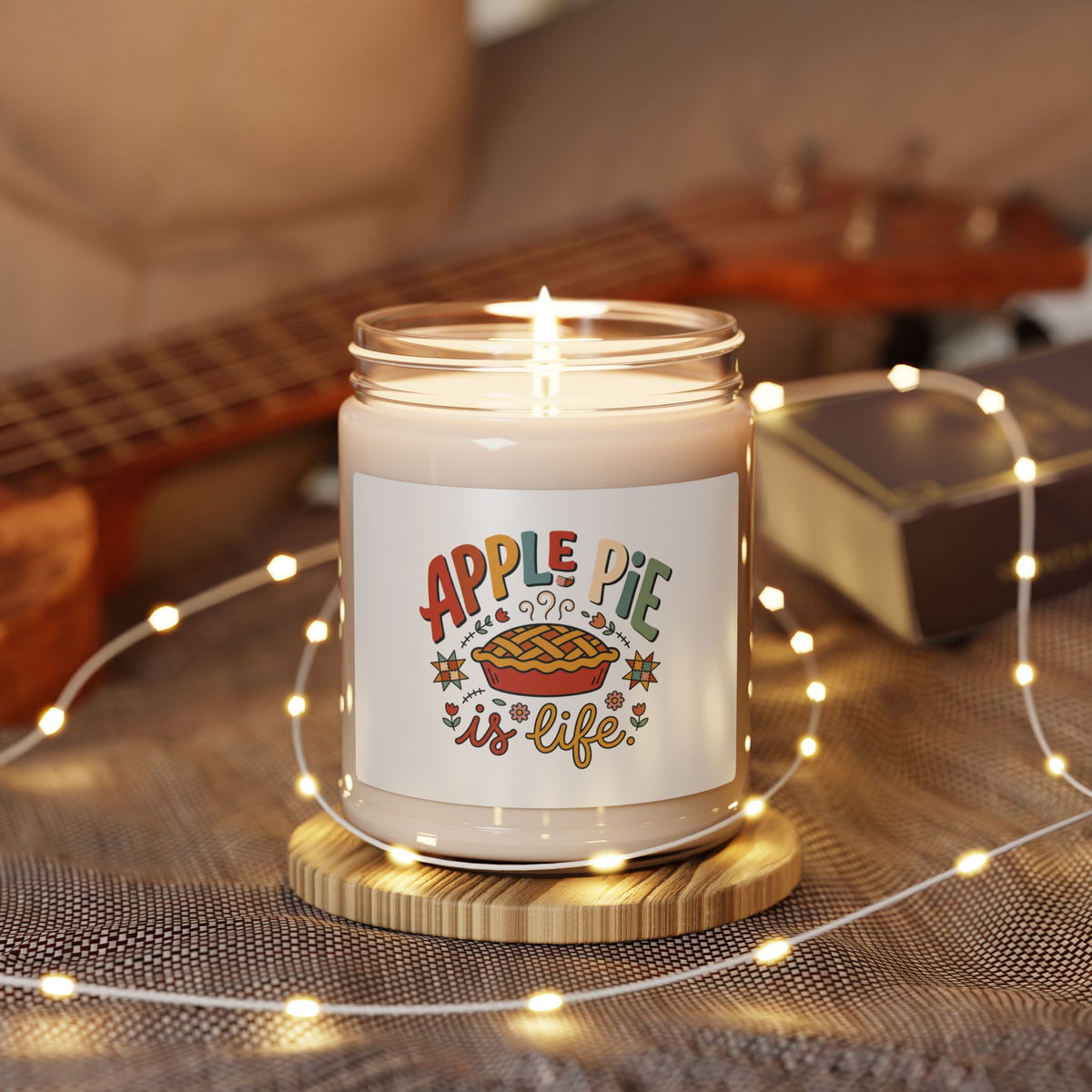 Apple Pie Is Life Scented Candle | Cozy Fall Home Decor, Pie Lover Gift