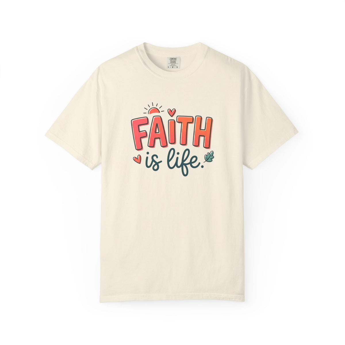 Faith Is Life T-Shirt | Christian & Jesus Graphic Tee
