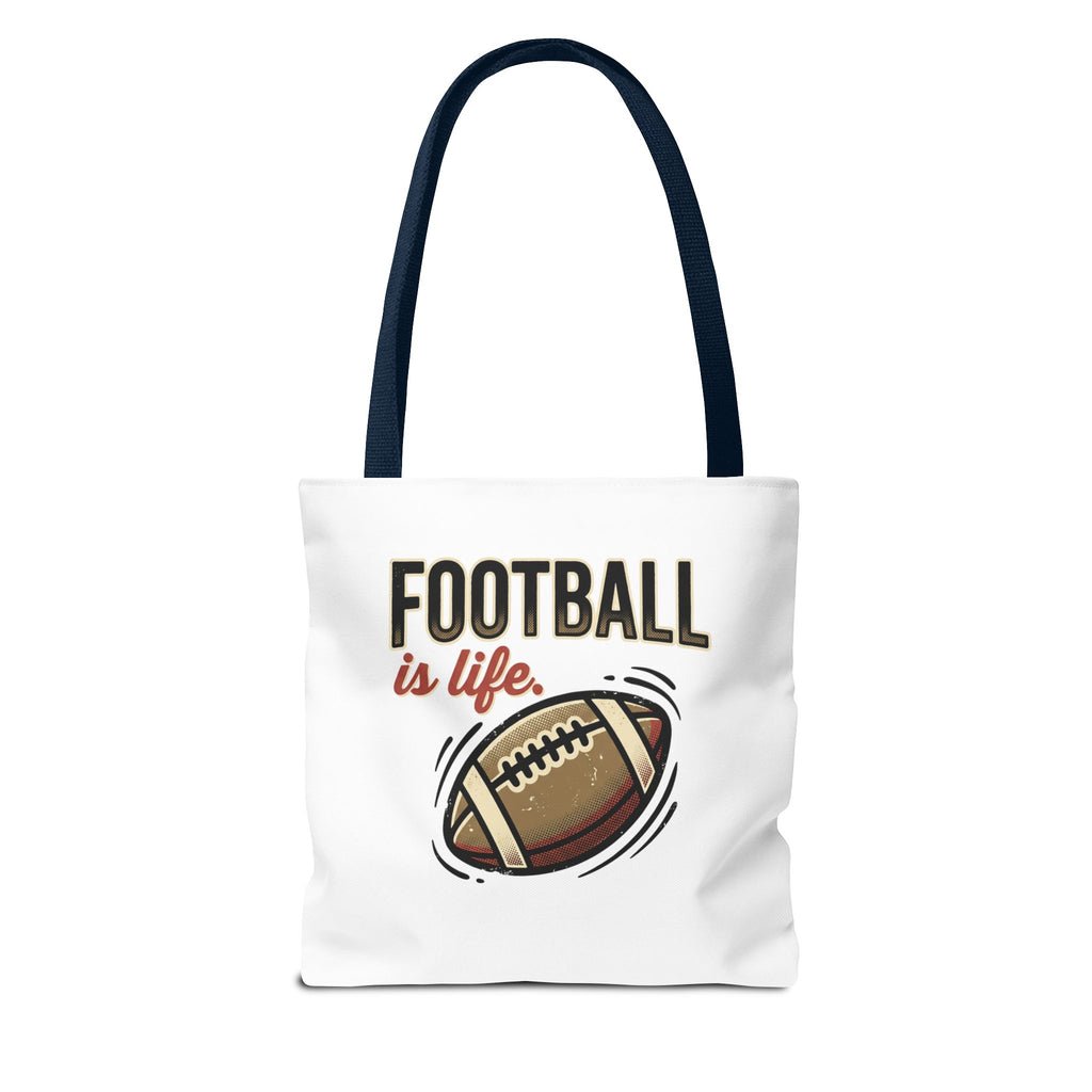 Football Is Life Tote Bag | Football Lover, Game Day Bag