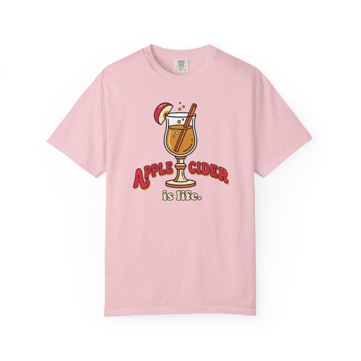 Apple Cider Is Life Illustration T-Shirt | Fall Drink, Cider Lover Tee