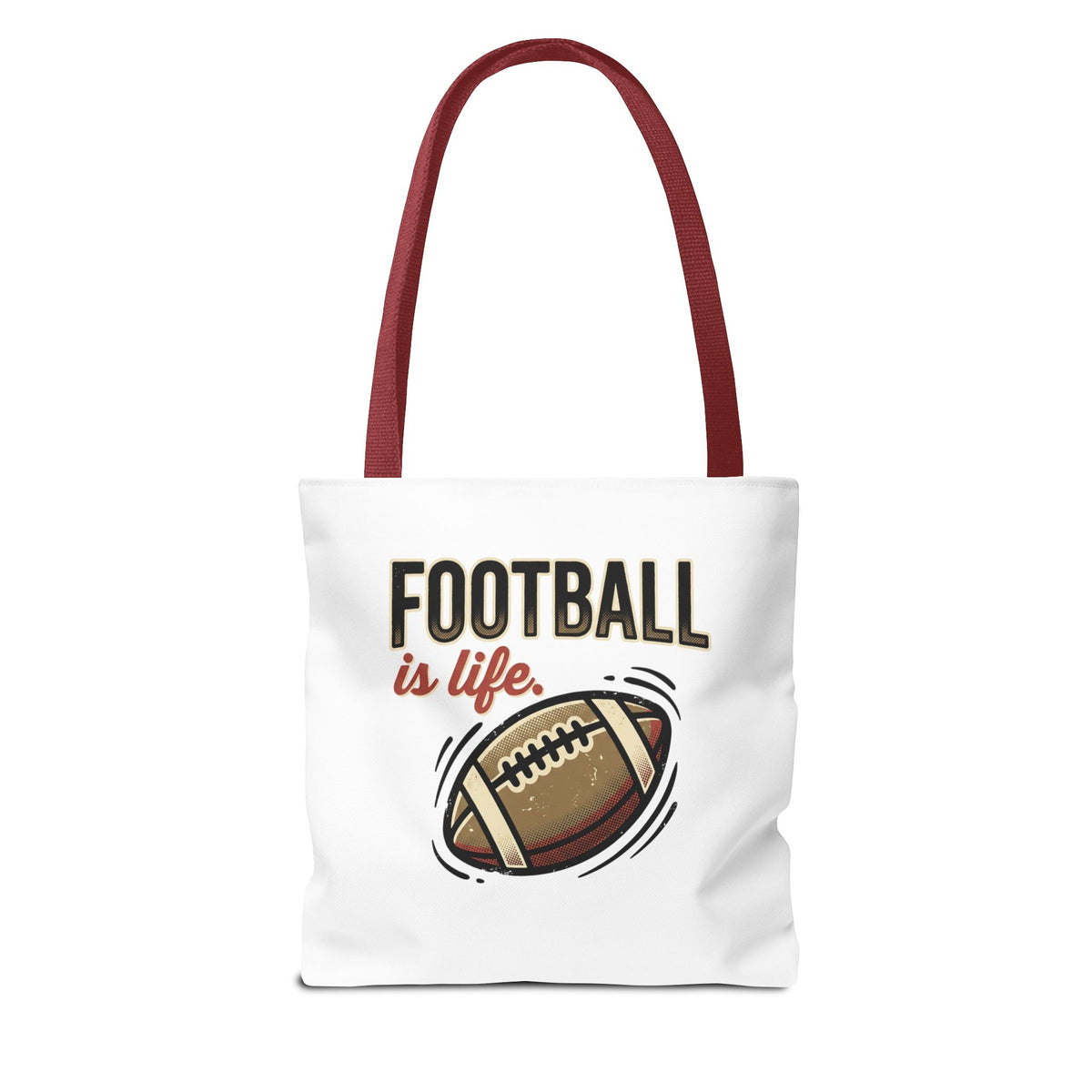 Football Is Life Tote Bag | Football Lover, Game Day Bag