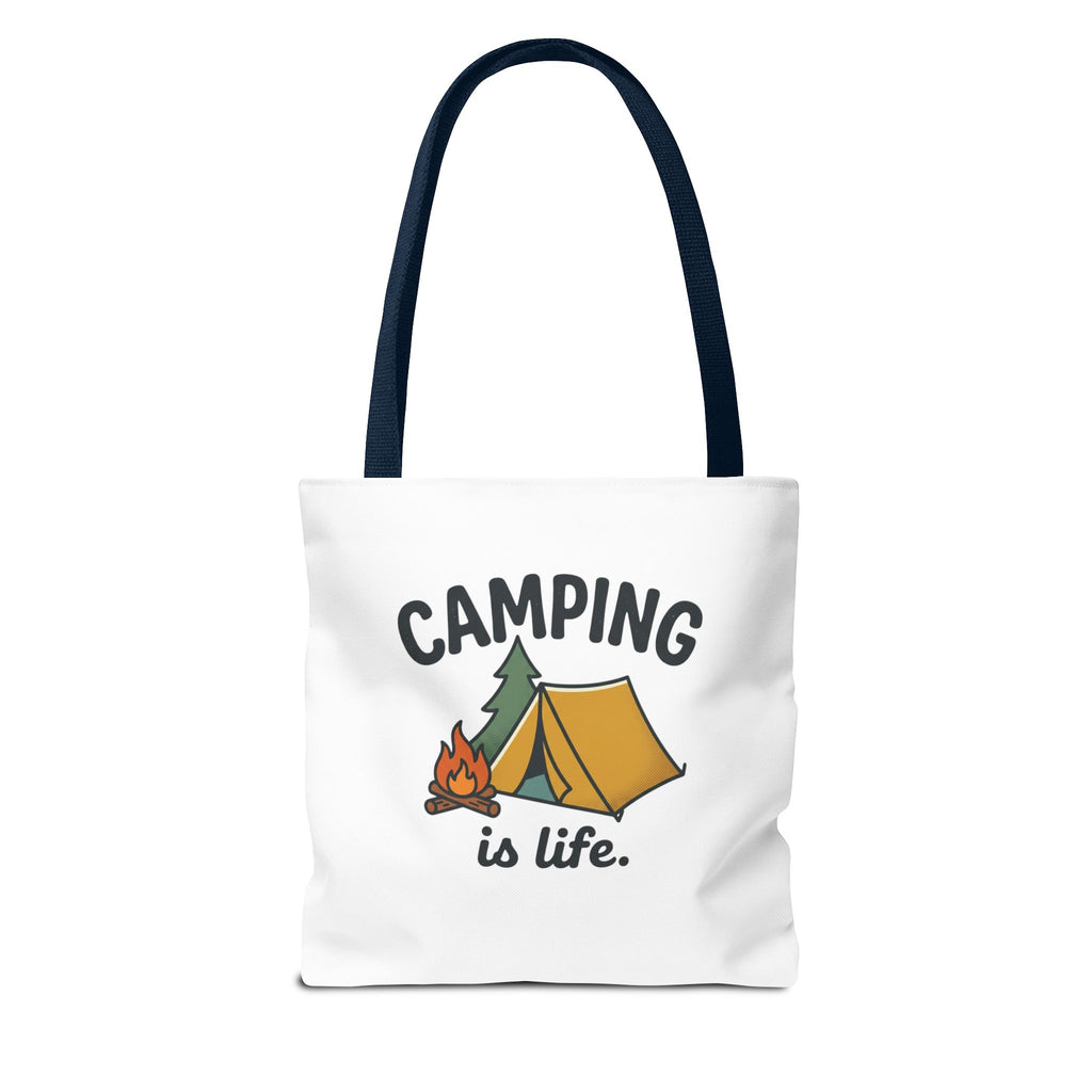 Camping Is Life Tote Bag | Outdoor Lover, Camping Bag