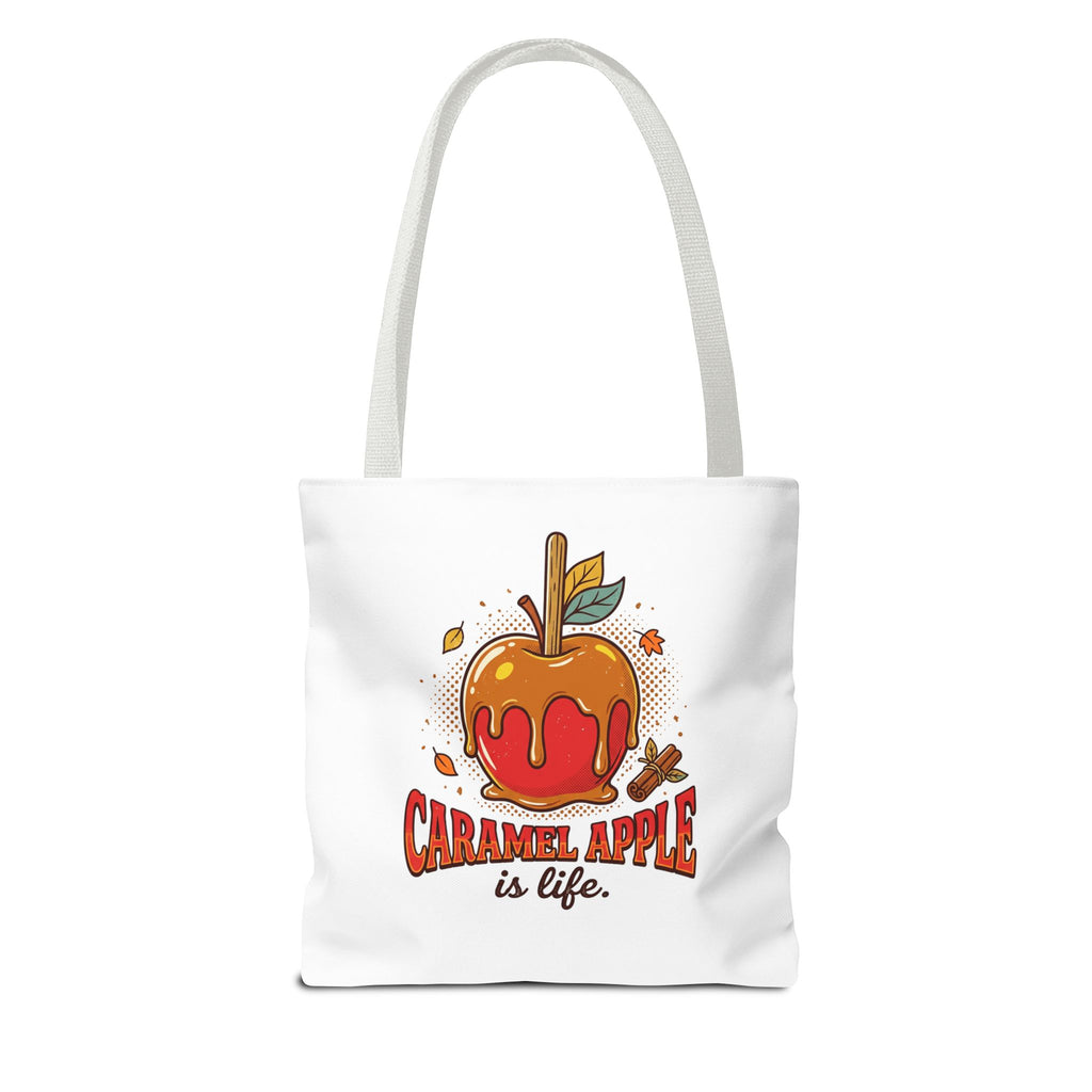 Caramel Apple Is Life Tote Bag | Apple Lover, Cozy Fall Bag