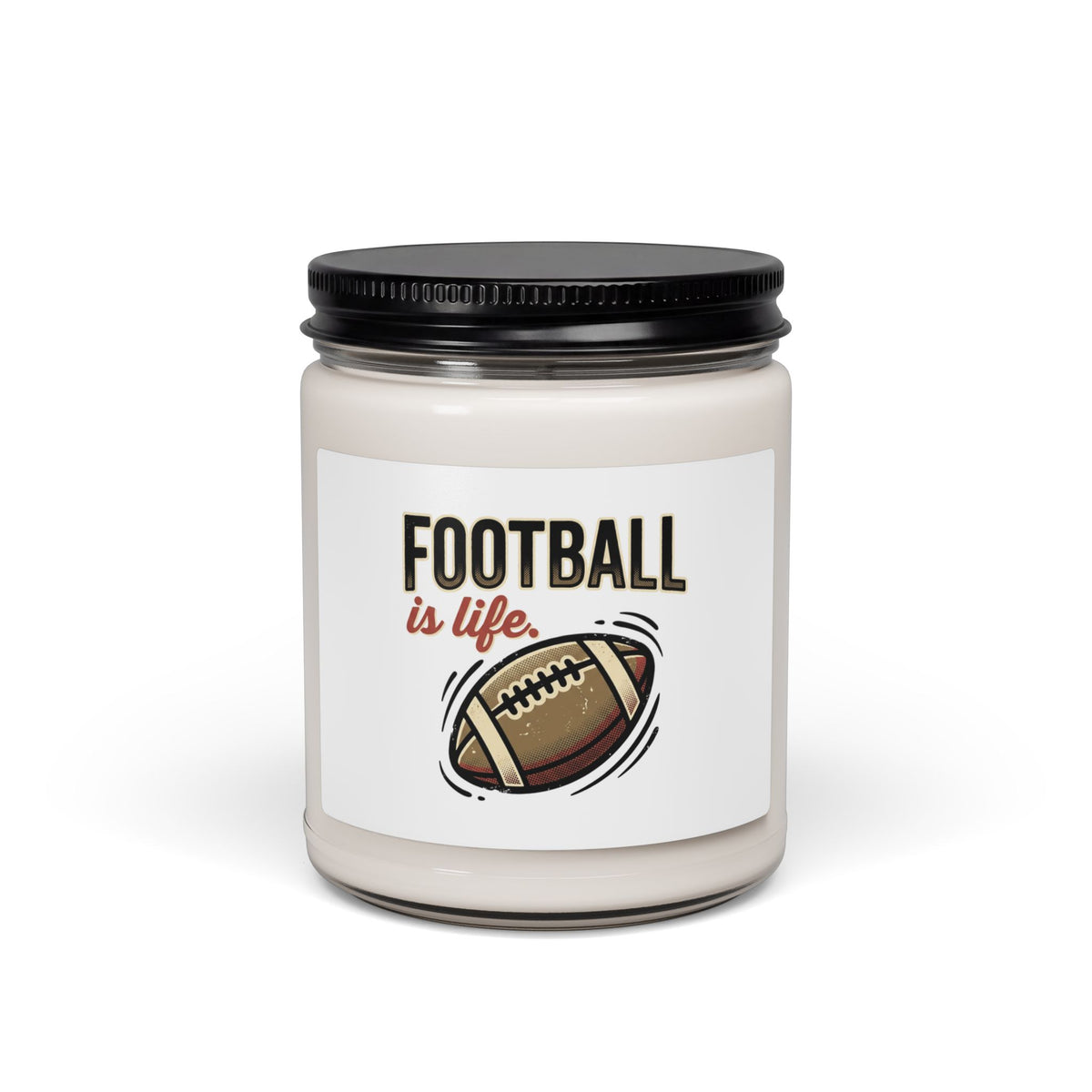 Football Is Life Scented Candle | Game Day Home Decor, Football Lover Gift