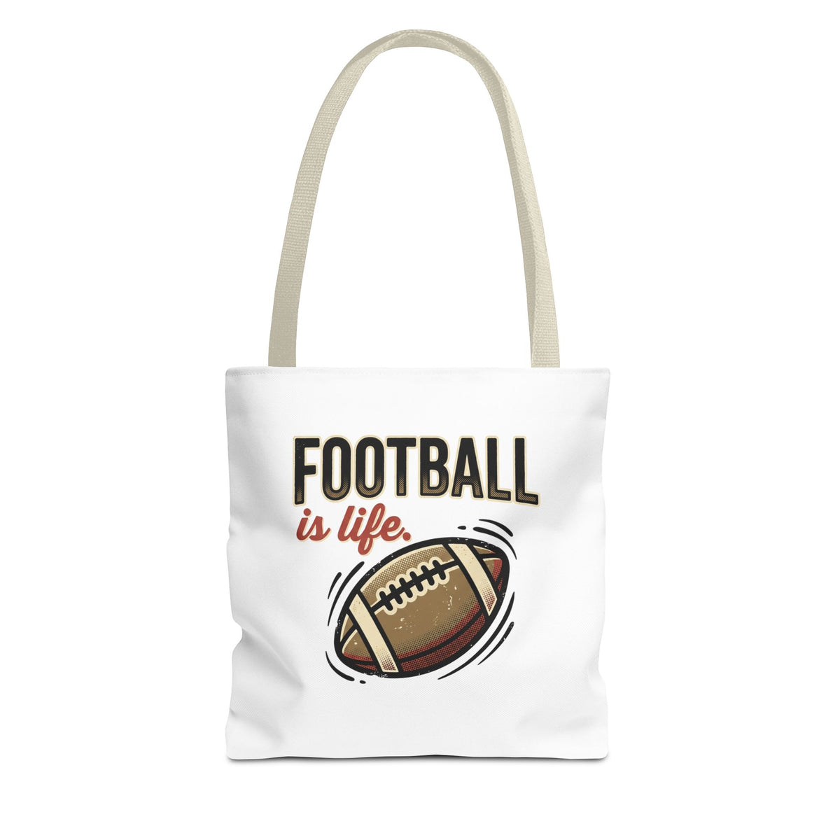 Football Is Life Tote Bag | Football Lover, Game Day Bag