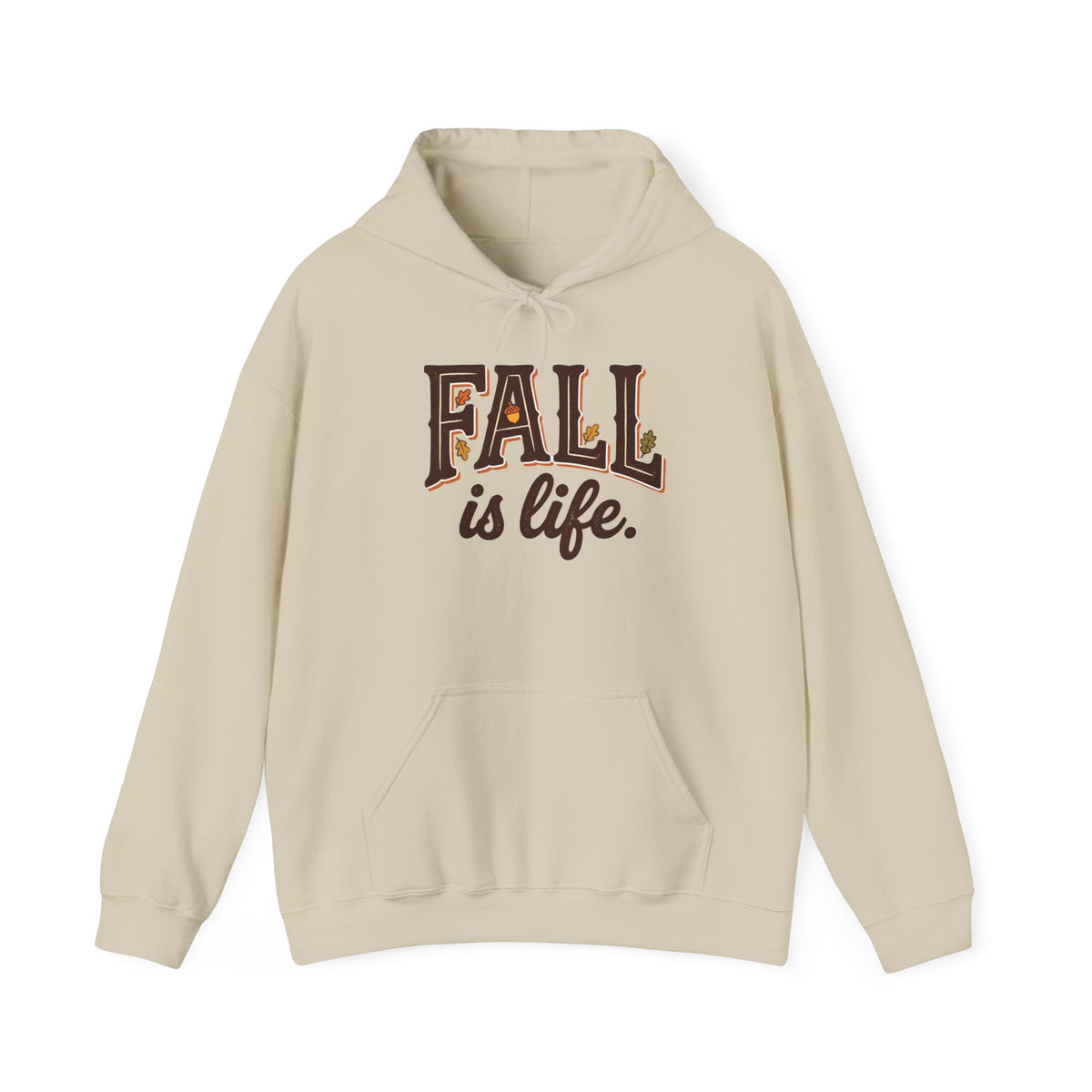 Fall Is Life Graphic Hoodie | Autumn Lover, Cozy Fall Sweatshirt