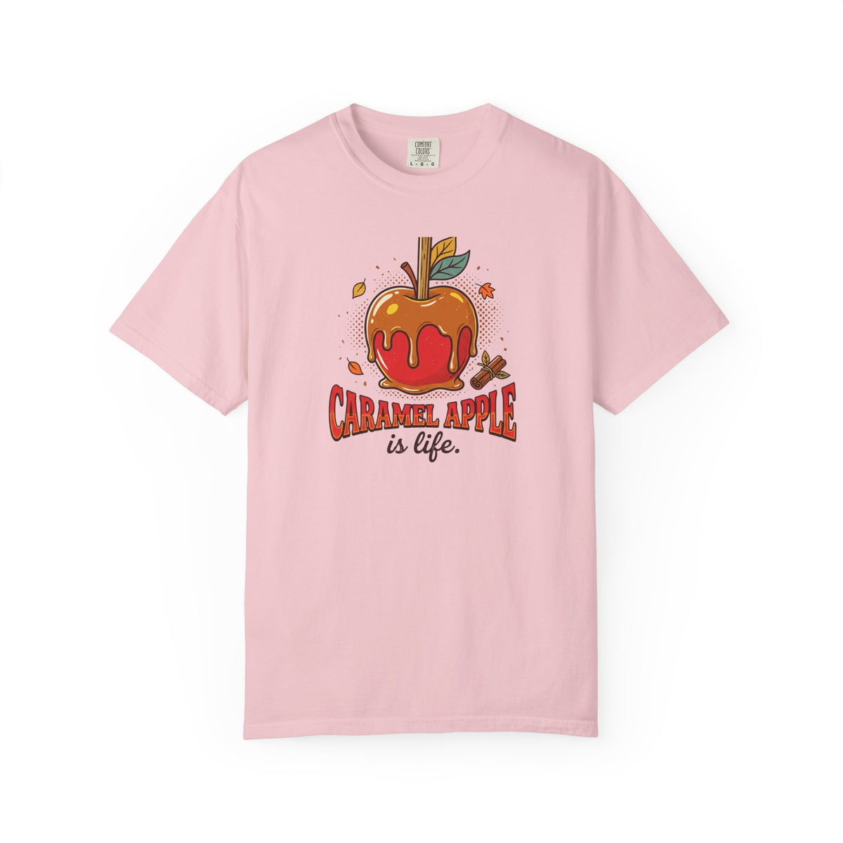 Caramel Apple Is Life Illustration T-Shirt | Fall Treat, Apple Lover Tee