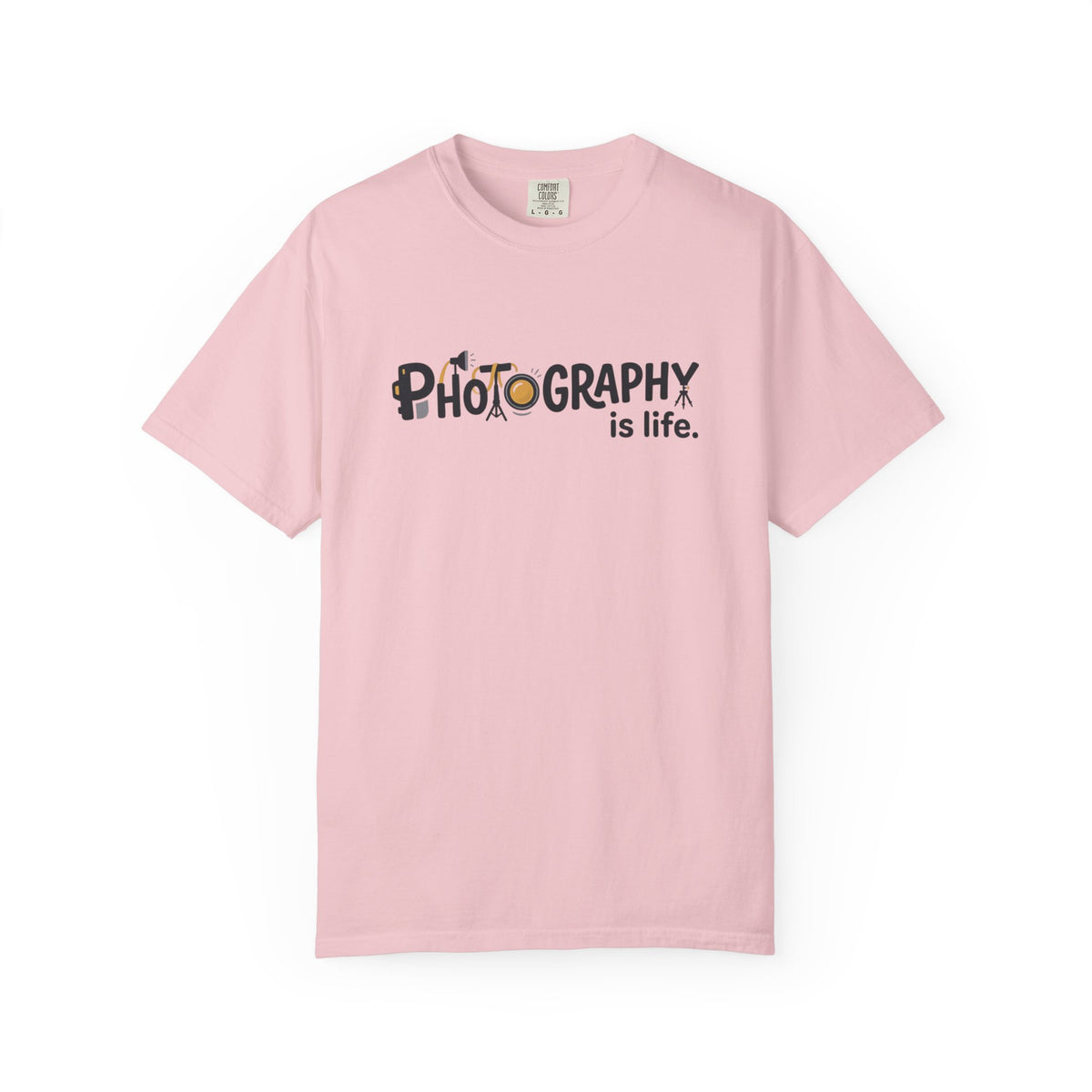 Photography Is Life Illustration T-Shirt | Photography Lover, Photographer Tee