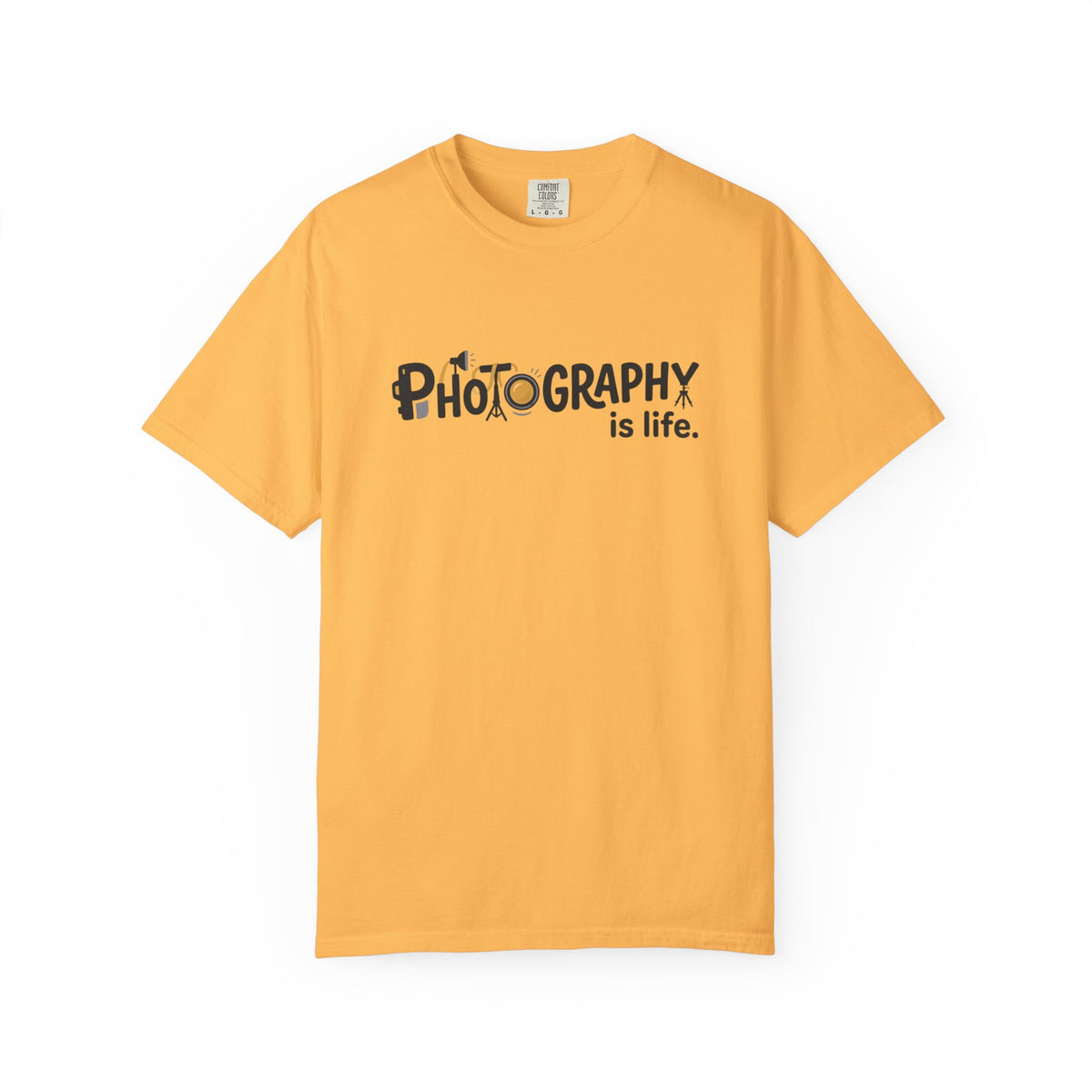 Photography Is Life Illustration T-Shirt | Photography Lover, Photographer Tee