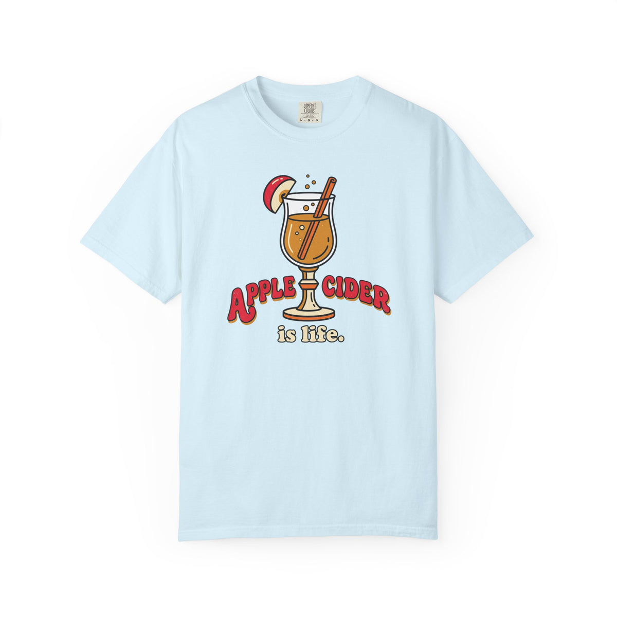 Apple Cider Is Life Illustration T-Shirt | Fall Drink, Cider Lover Tee