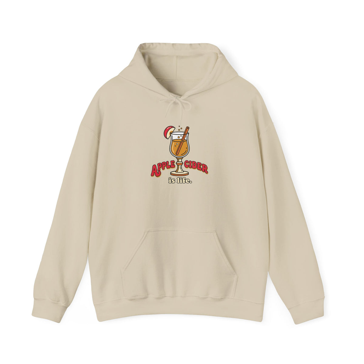 Apple Cider Is Life Graphic Hoodie | Cider Lover, Cozy Fall Sweatshirt
