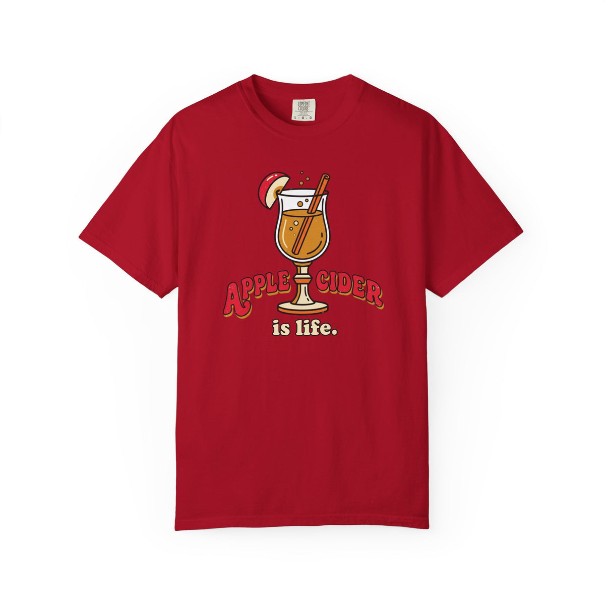 Apple Cider Is Life Illustration T-Shirt | Fall Drink, Cider Lover Tee
