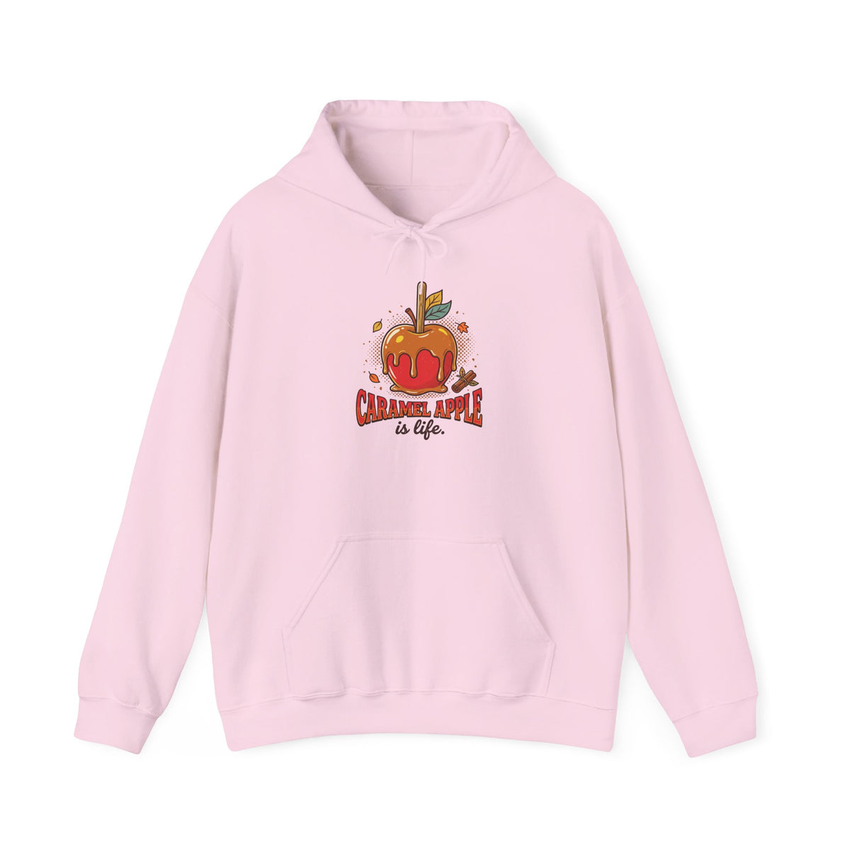 Caramel Apple Is Life Graphic Hoodie | Apple Lover, Cozy Fall Sweatshirt