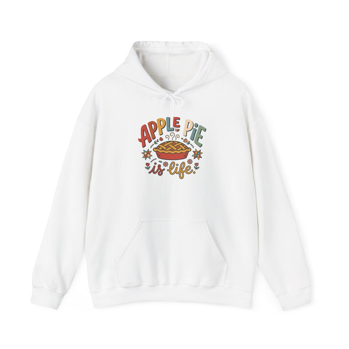 Apple Pie Is Life Graphic Hoodie | Pie Lover, Cozy Fall Sweatshirt