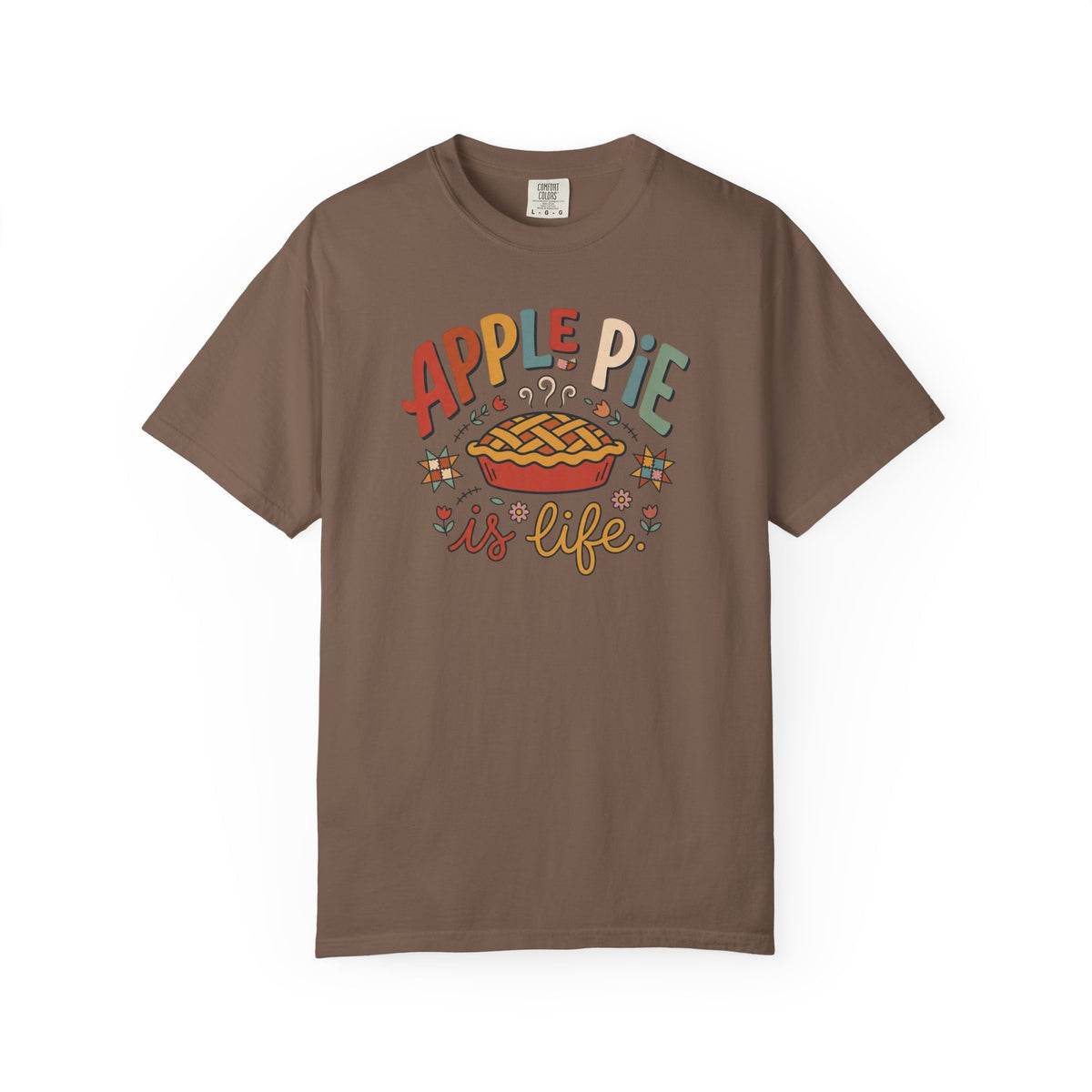 Apple Pie Is Life Illustration T-Shirt | Fall Baking, Pie Lover Tee