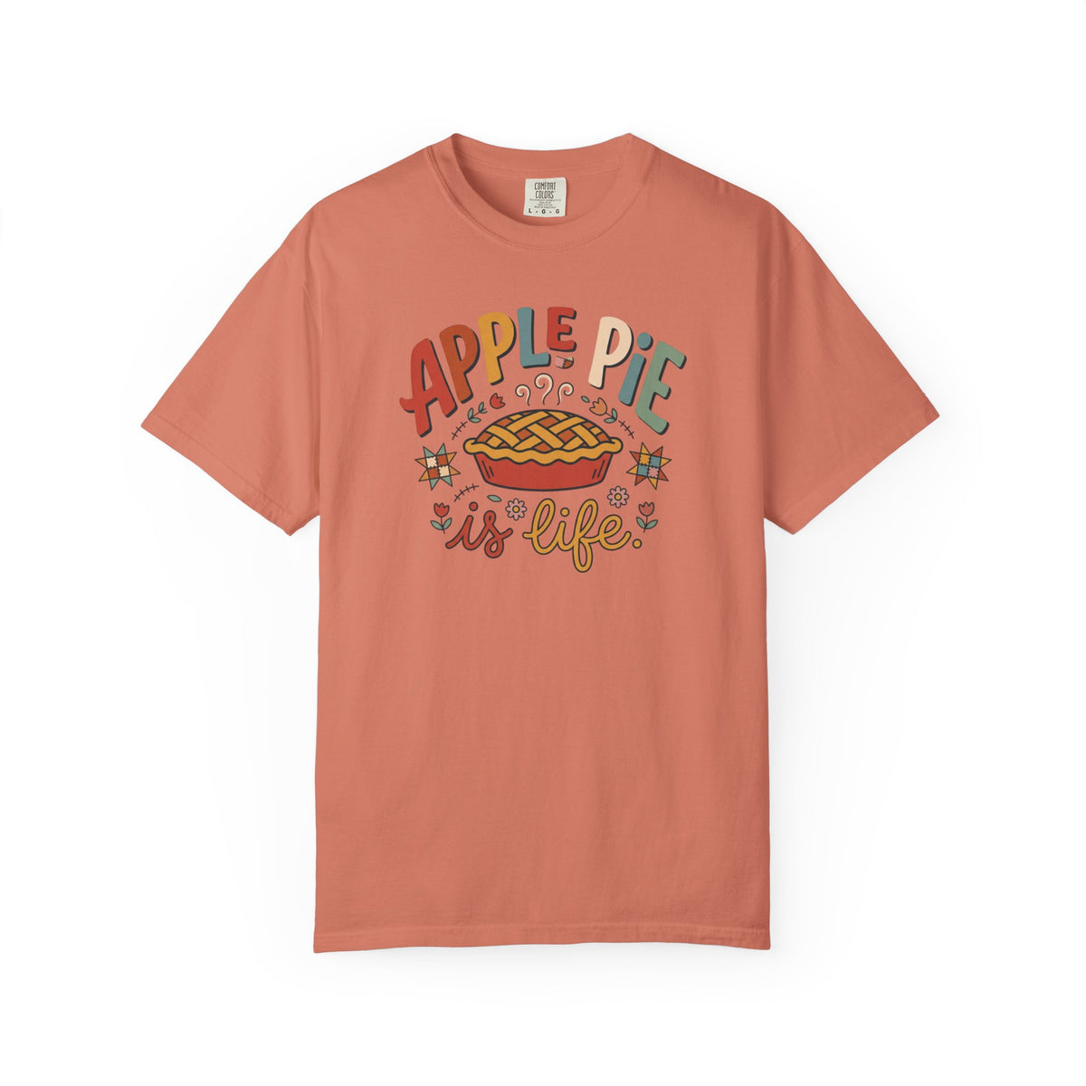 Apple Pie Is Life Illustration T-Shirt | Fall Baking, Pie Lover Tee