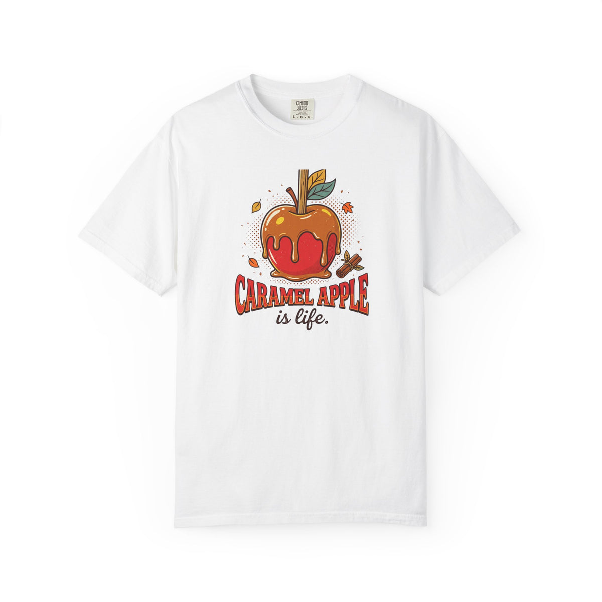 Caramel Apple Is Life Illustration T-Shirt | Fall Treat, Apple Lover Tee