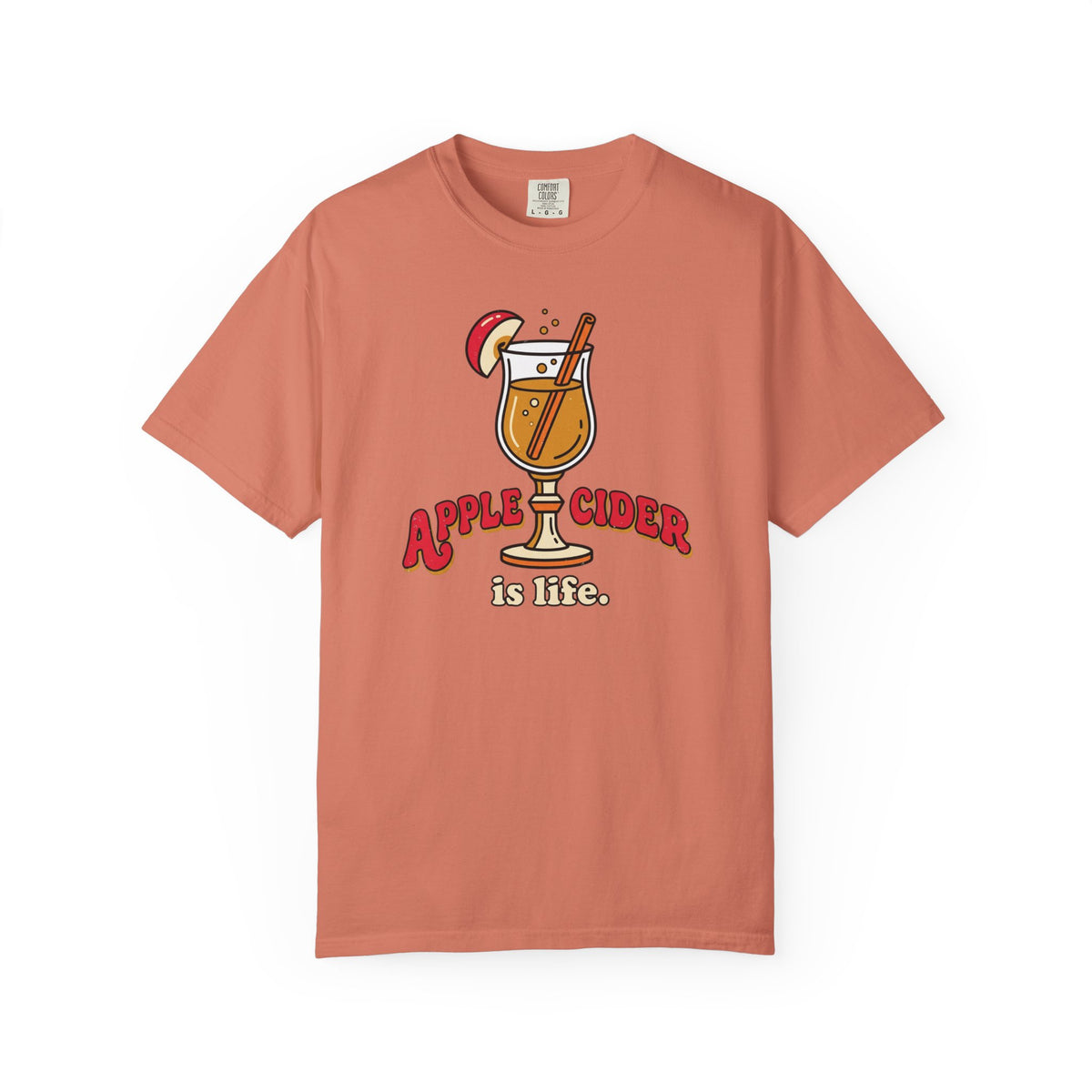 Apple Cider Is Life Illustration T-Shirt | Fall Drink, Cider Lover Tee