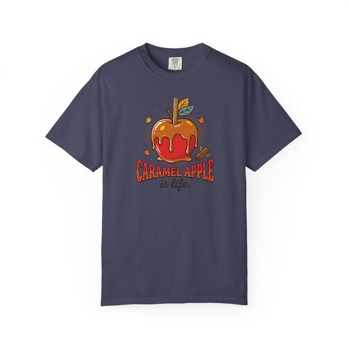 Caramel Apple Is Life Illustration T-Shirt | Fall Treat, Apple Lover Tee