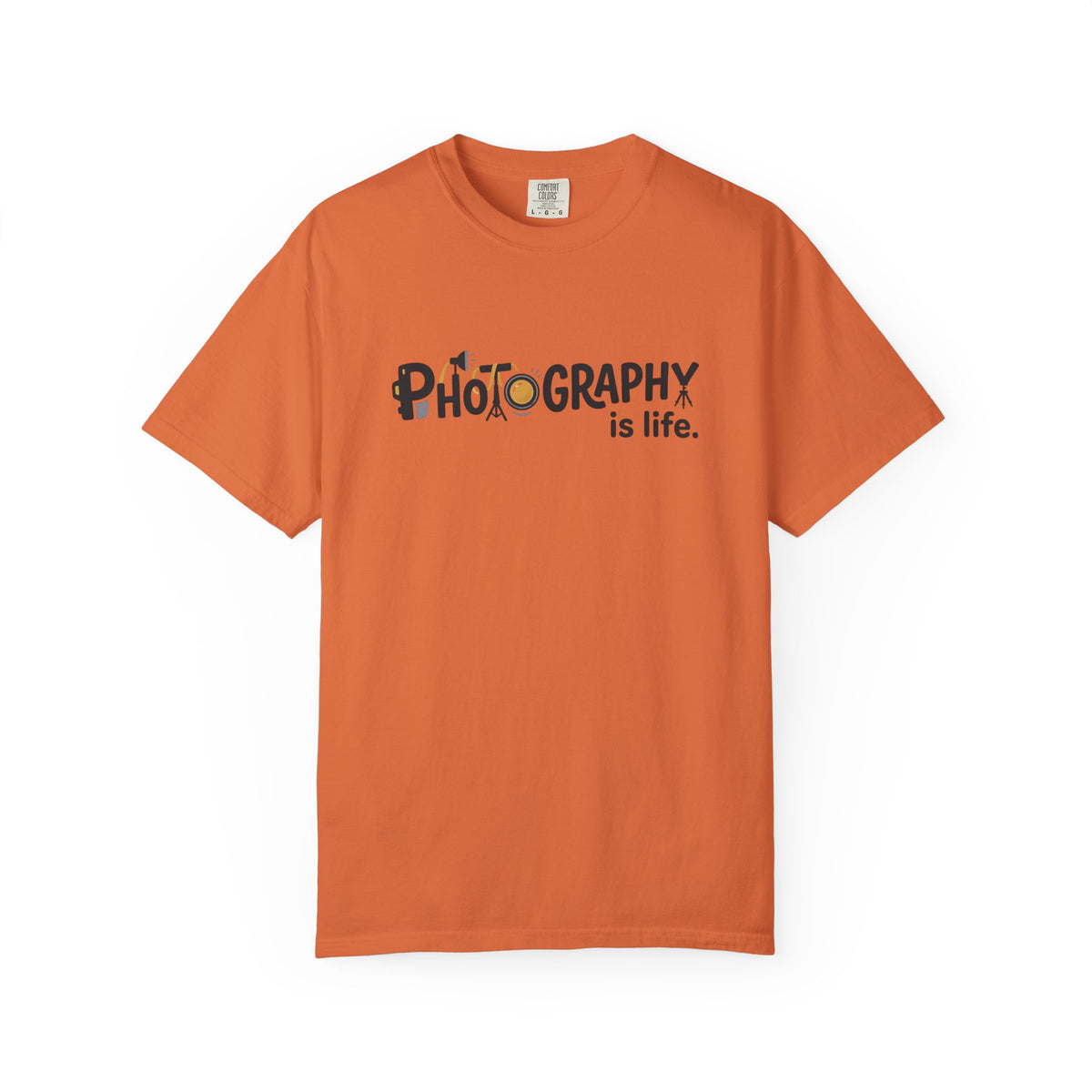 Photography Is Life Illustration T-Shirt | Photography Lover, Photographer Tee