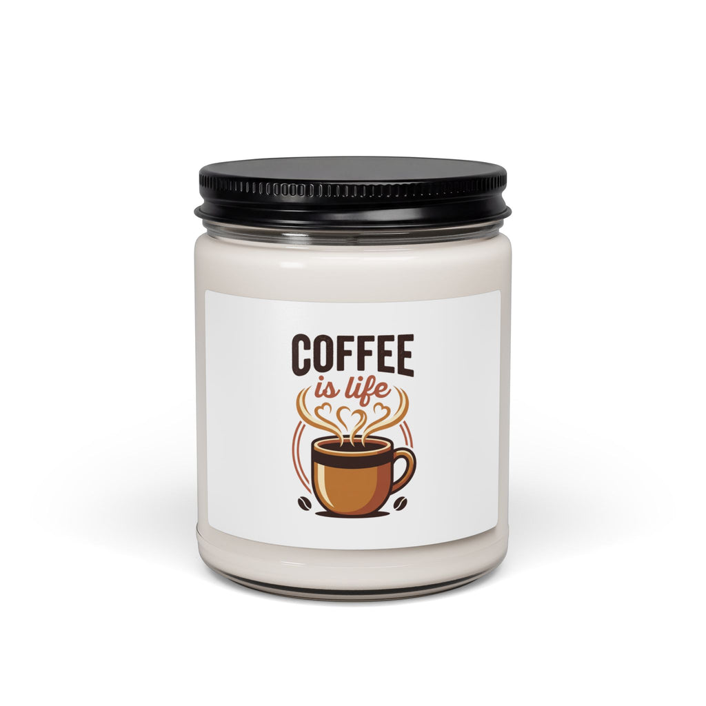 Coffee Is Life Scented Candle | Cozy Coffee Shop Decor, Coffee Lover Gift