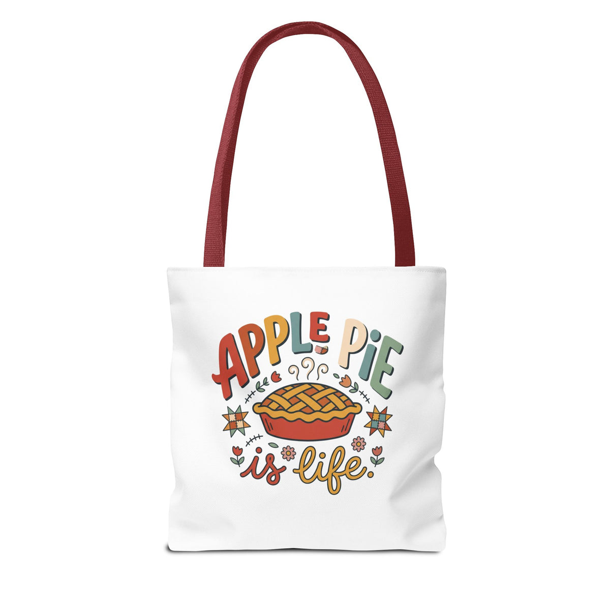 Apple Pie Is Life Tote Bag | Pie Lover, Cozy Fall Bag