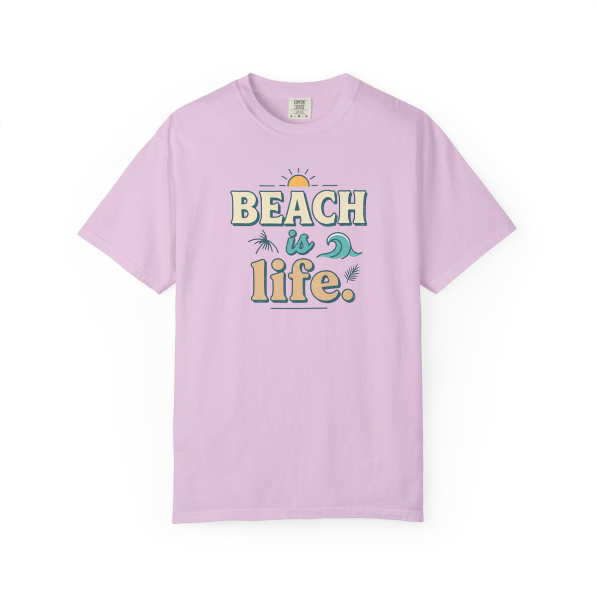 Beach Is Life Illustration T-Shirt | Ocean, Beach Lover Tee