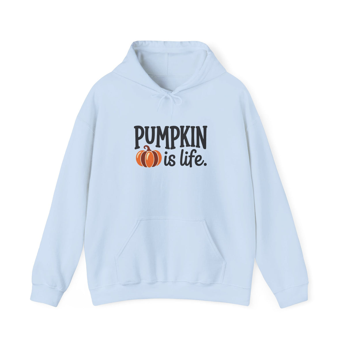 Pumpkin Is Life Graphic Hoodie | Pumpkin Lover, Cozy Fall Sweatshirt