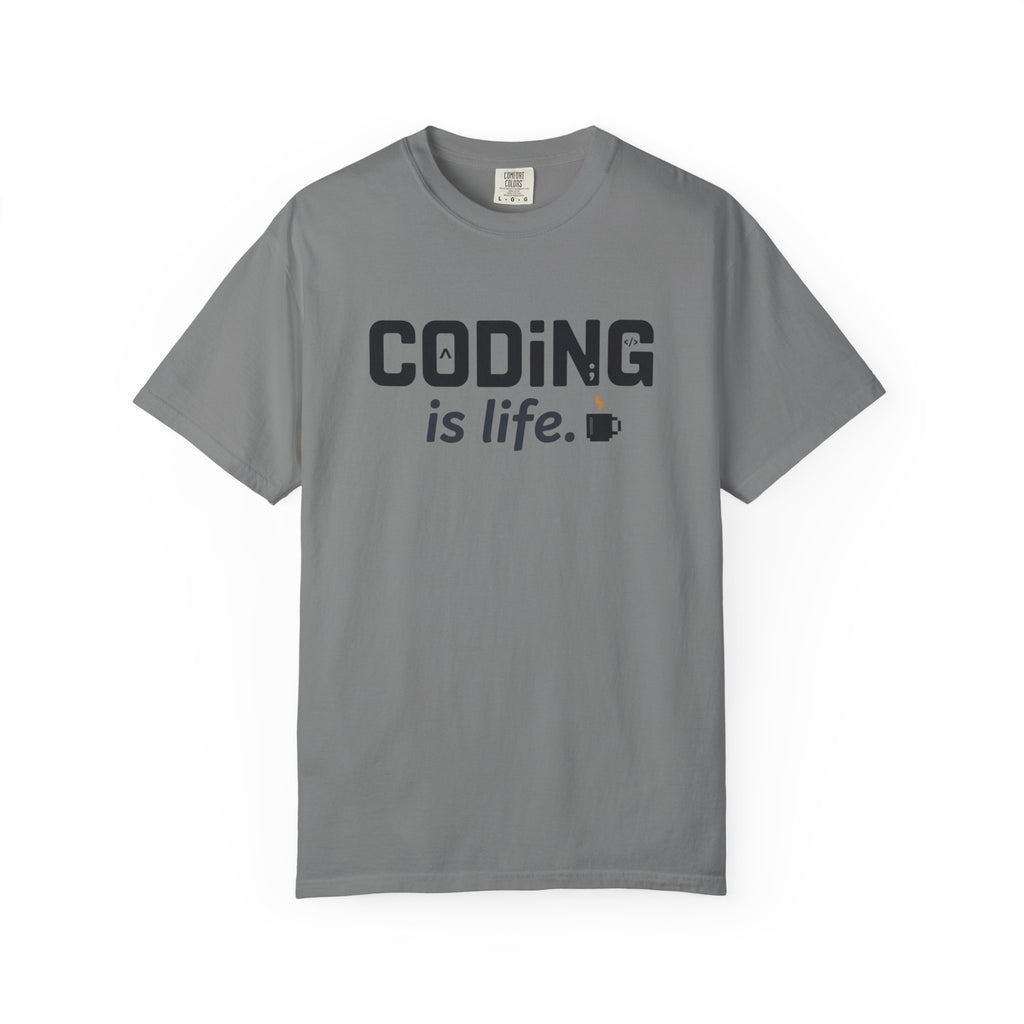 Coding Is Life T-Shirt | Programmer & Developer Graphic Tee