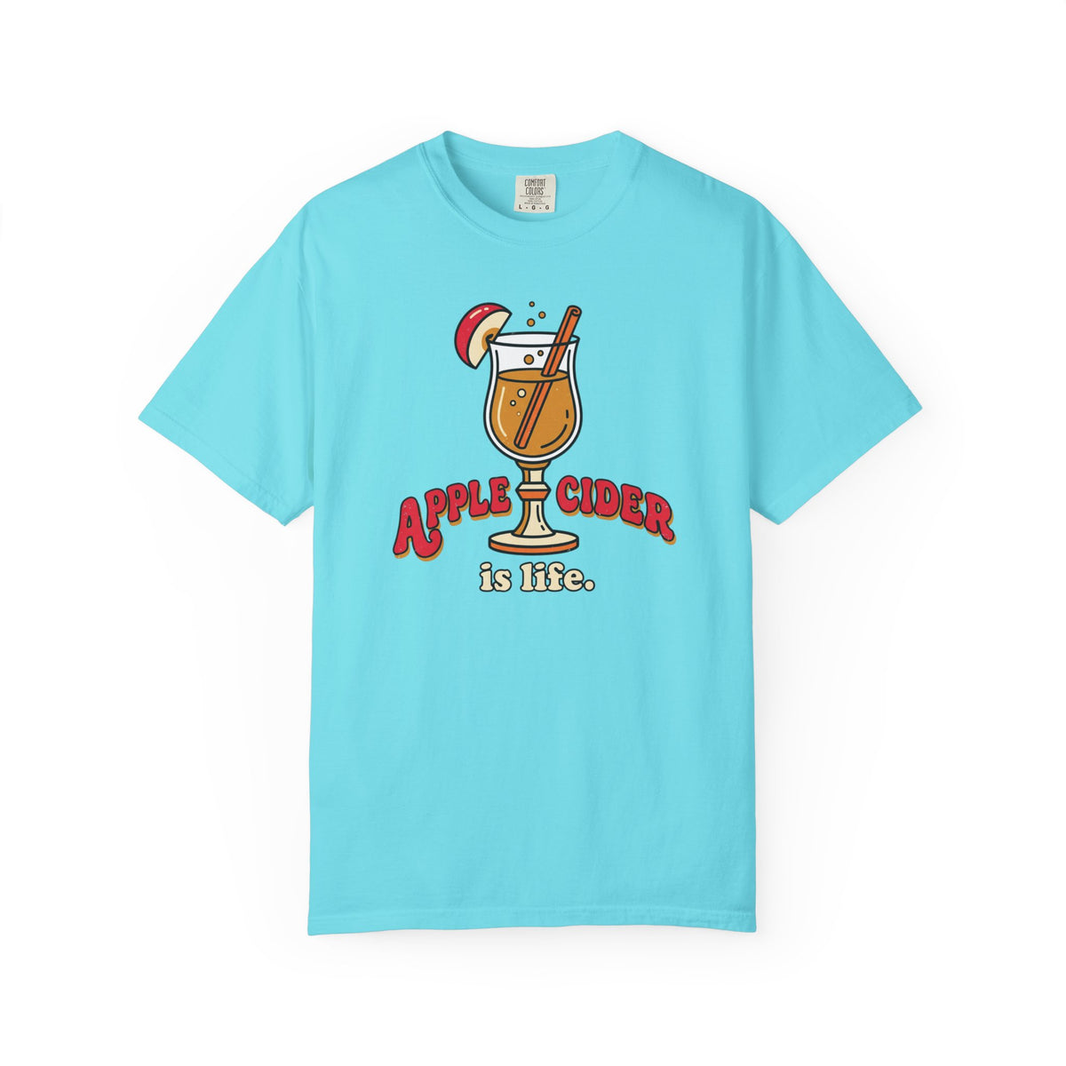 Apple Cider Is Life Illustration T-Shirt | Fall Drink, Cider Lover Tee