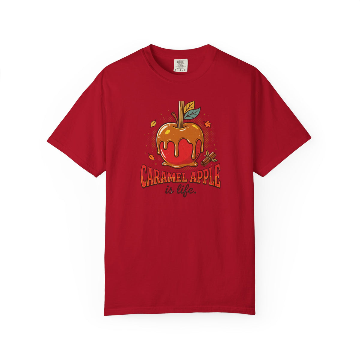 Caramel Apple Is Life Illustration T-Shirt | Fall Treat, Apple Lover Tee