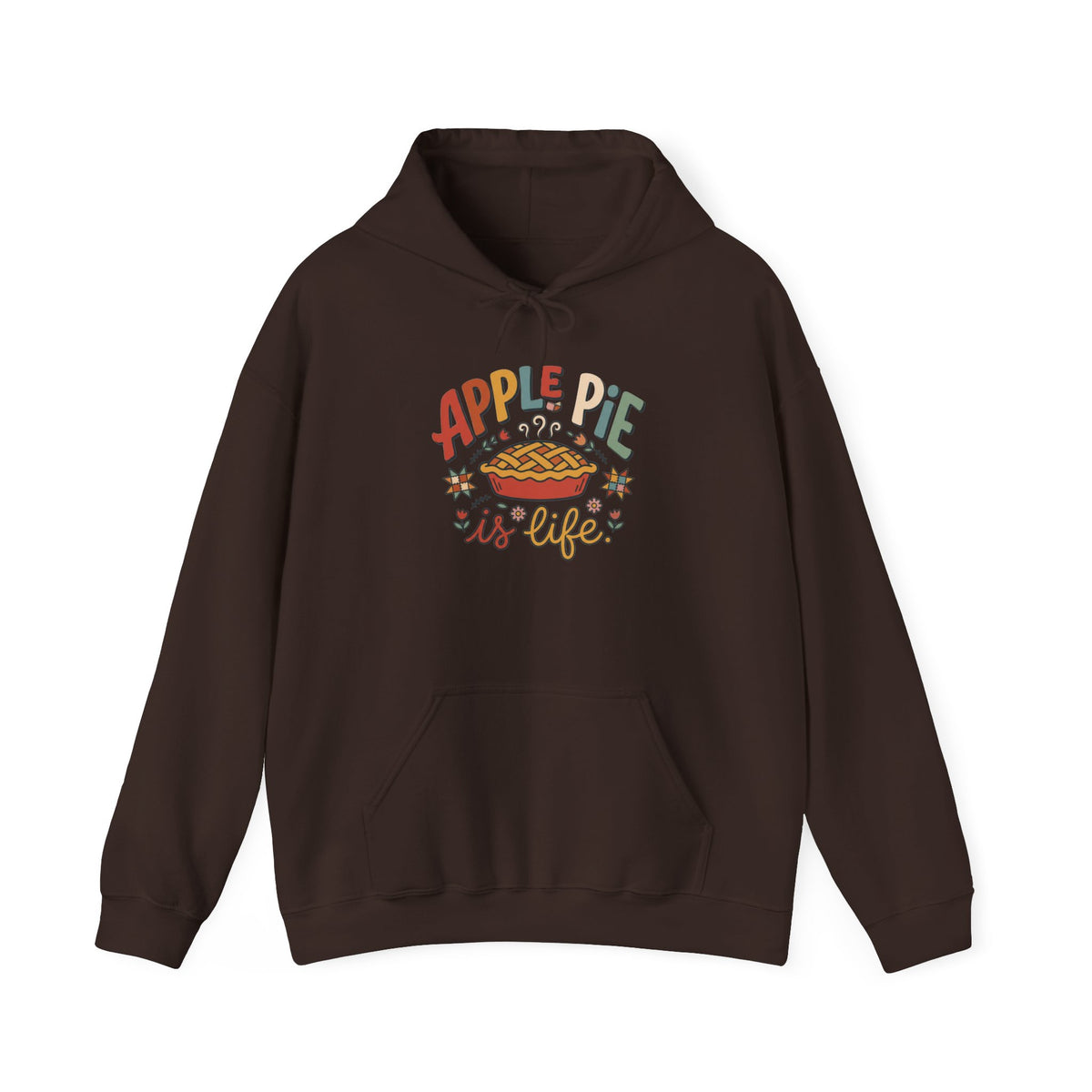 Apple Pie Is Life Graphic Hoodie | Pie Lover, Cozy Fall Sweatshirt