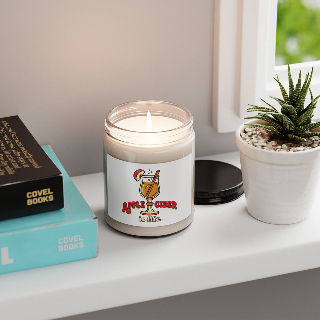 Apple Cider Is Life Scented Candle | Cozy Fall Home Decor, Cider Lover Gift