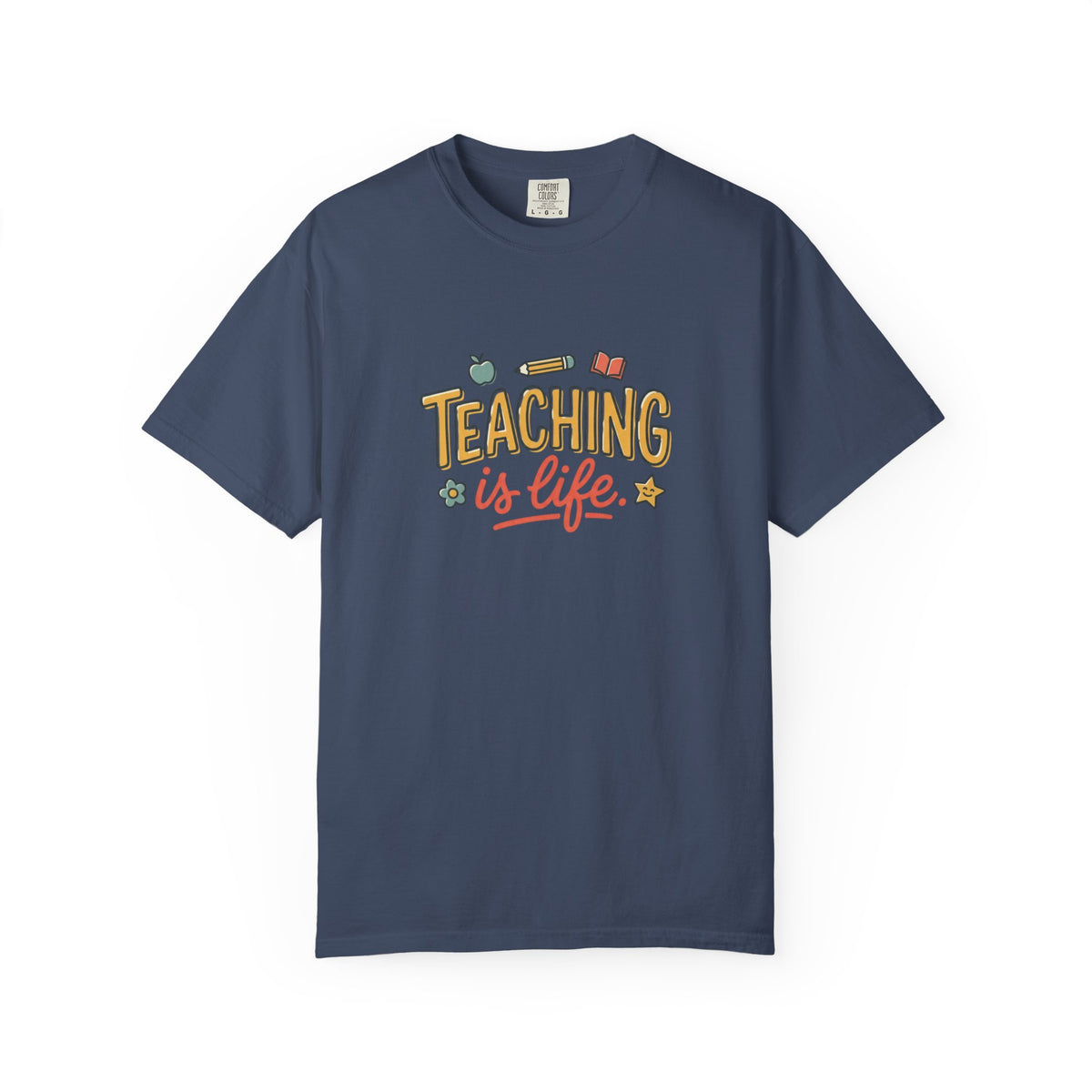 Teaching Is Life Illustration T-Shirt | Teacher, Educator Tee