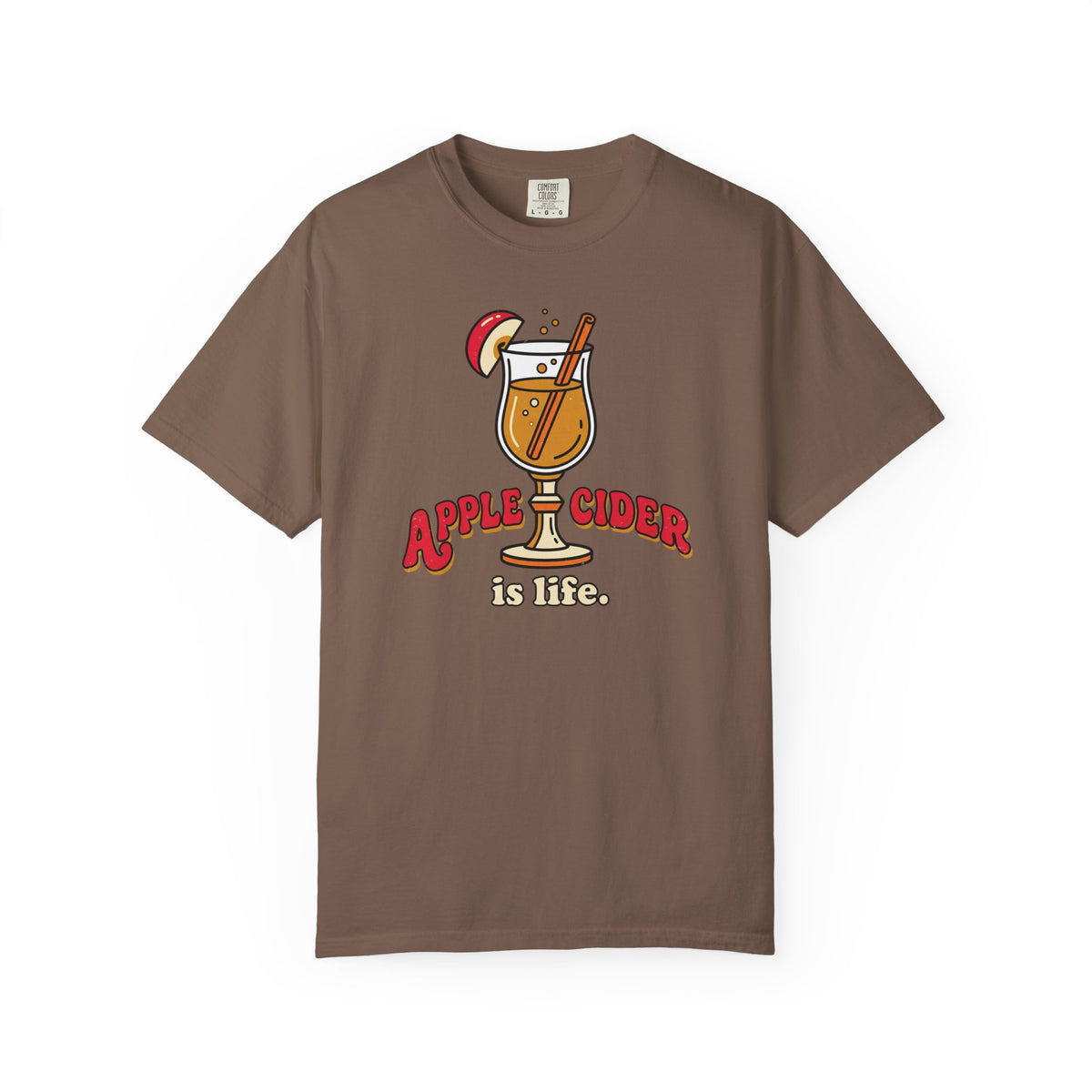 Apple Cider Is Life Illustration T-Shirt | Fall Drink, Cider Lover Tee