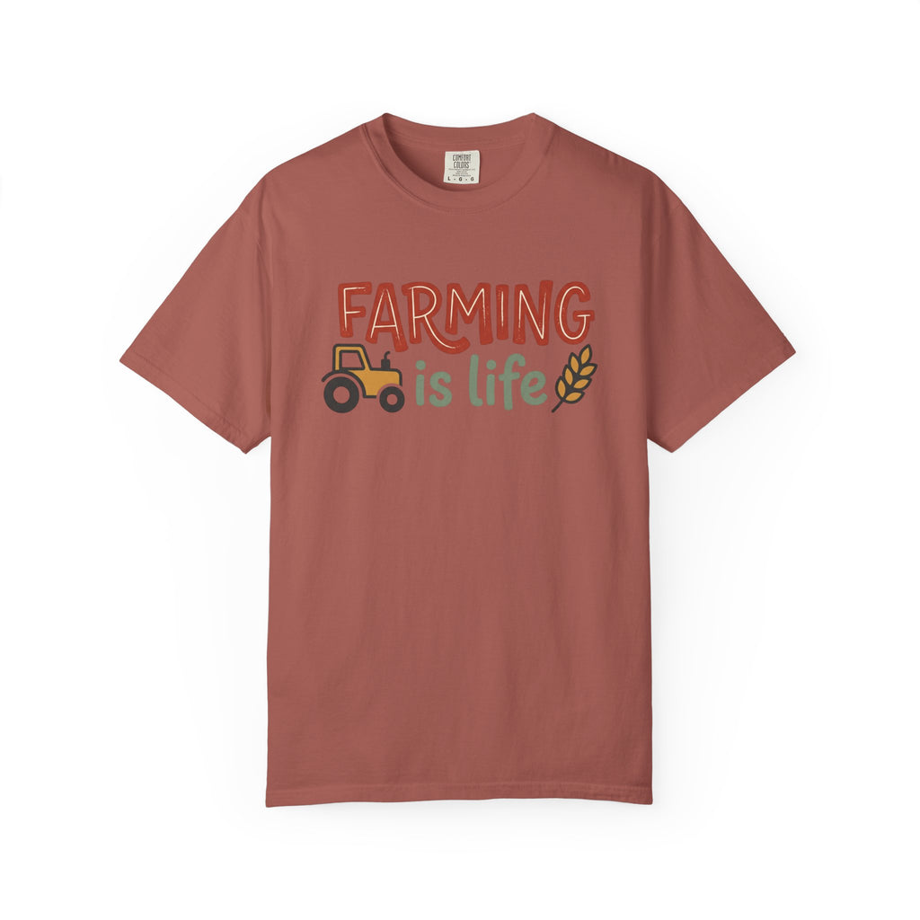 Farming Is Life T-Shirt | Farmer & Agriculture Graphic Tee