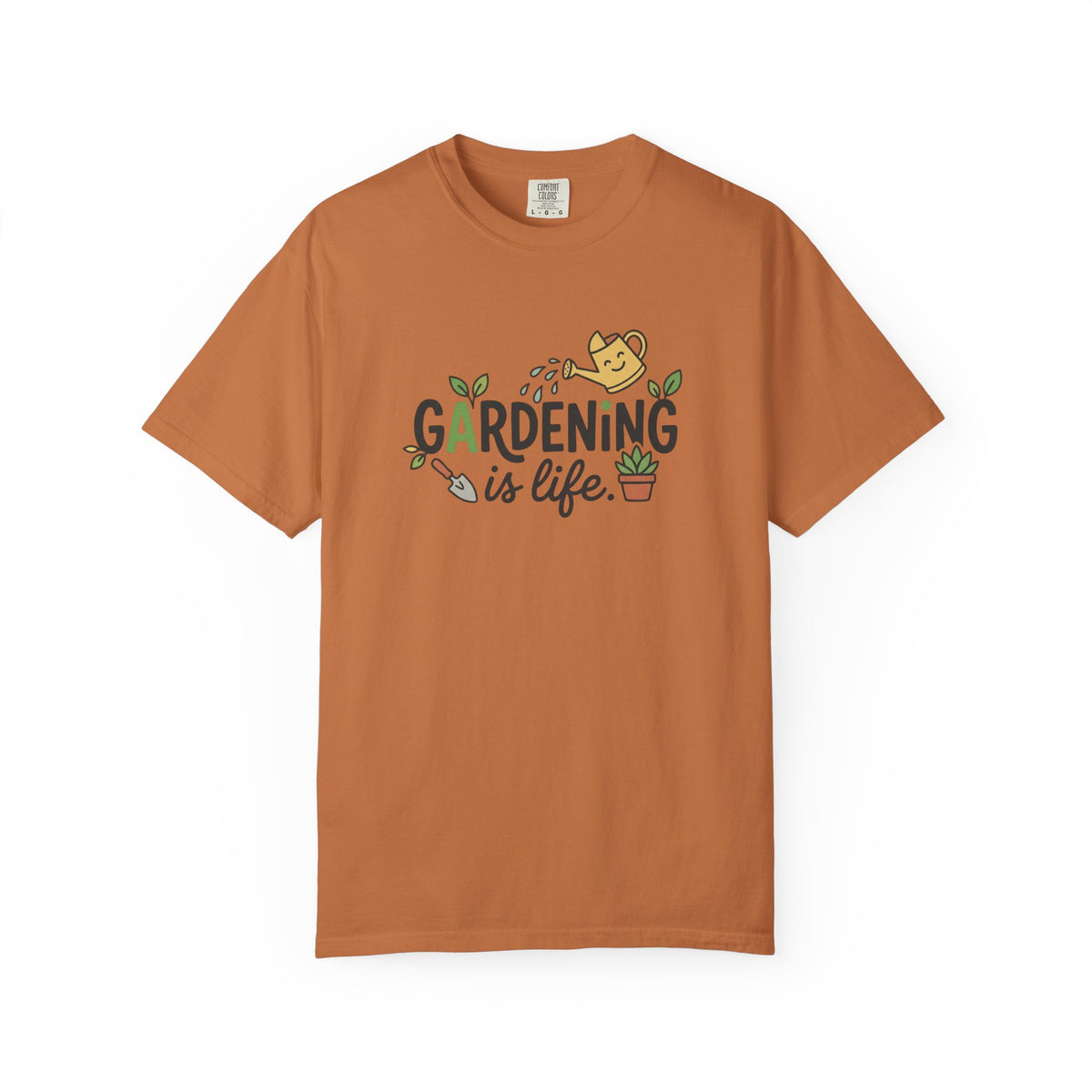 Gardening Is Life Illustration T-Shirt | Garden Lover, Gardener Tee